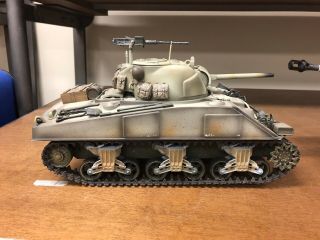 21st Century Ultimate Soldier 1:18 Scale German Tiger & US Sherman Tanks 7