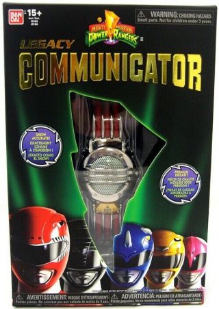 Mighty Morphin Power Rangers Legacy Communicator Bandai Mmpr
