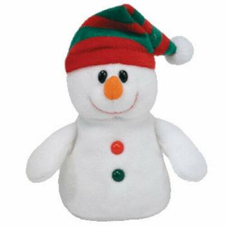 Ty Jingle Beanie Baby - Chiller The Snowman (walgreens Exclusive) - Mwmts