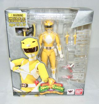 Bandai S.  H.  Figuarts Power Rangers Yellow Ranger Action Figure Complete