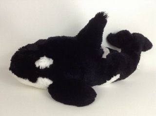 Sea World Busch Gardens Large 18 " Soft Shamu Killer Whale Plush Stuffed Toy