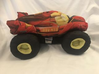 Monster Jam Puff Pillow Truck Marvel Iron Man Feld Motor Sport Stuffed Plush