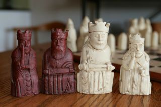 Lewis Chess Set Made By Rose Cottage Industries