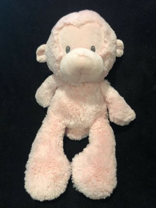 Baby G Gund Pink Monkey Soft Plush 12 " Stuffed Animal Euc 4047425