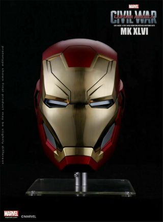 Iron Man Mark MK46 1/1 Helmet Captain America Civil War Automatic Mask Marvel 2