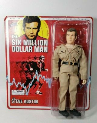 Six Million Dollar Man Col.  Steve Austin Bif Bang Pow No Mustache