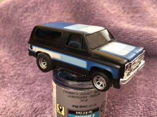 Aurora Afx,  Chevy Blazer,  Black,  Blue,  Lighted Magnatraction Chassis,  Ho Slot Suv.