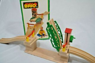 33357 Authentic Brio Wooden Train Lifting Bridge with Ascending Track 3