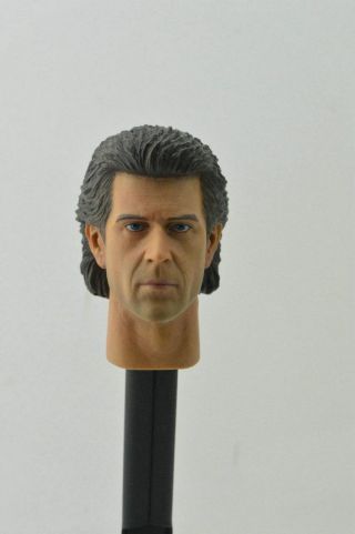 1/6 Scale Head Sculpt Lethal Weapon Mad Max Mel Gibson Fit 12 " Figure Body Toys