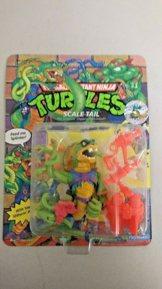Wy0018 1992 Teenage Mutant Ninja Turtles Scale Tail Asst.  No.  5000 Stock No.