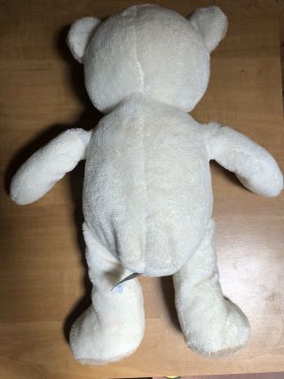 My First HARRODS Cream Plush Teddy Bear 15” Baby Soft Hug Comforter Soother Toy 3