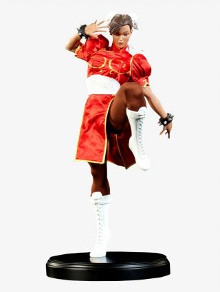 Sideshow Ex Pop Culture Shock Chun Li Red 1:4 Statue Ap,  Street Fighter,  Capcom