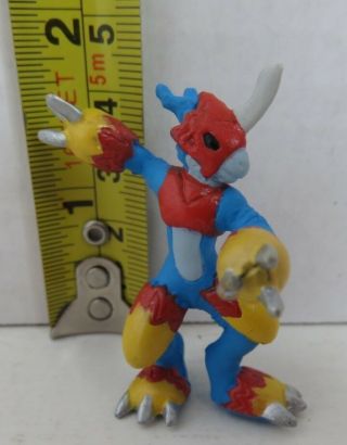2000 Flamedramon Digimon Bandai Miniature Figure  (inv21276)