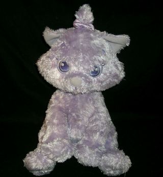 12 " Disney Marie Aristocats Purple Kitty Cat Stuffed Animal Plush Toy Pastel