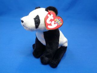 Ty Beanie Baby China The Panda Bear (7 Inch) 2000 Tags Plush Toy Retired