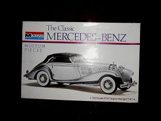 Monogram 1/24 Scale 1939 Mercedes - Benz Superchar 540 - K - Factory