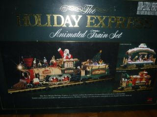 Bright Christmas The Holiday Express Animated Train Set 380 1996