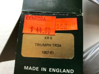 1/43 Scale Model K & R Replicas Kr 6 Triumph Tr3a 1957 - 1961
