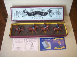 Britains 8854 American Civil War Union Cavalry Box Set Diecast Toy Soldiers Ex