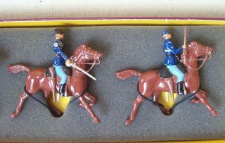 Britains 8854 American Civil War UNION CAVALRY Box Set Diecast Toy Soldiers EX 4