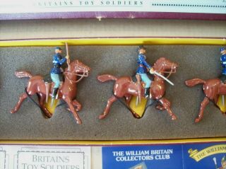 Britains 8854 American Civil War UNION CAVALRY Box Set Diecast Toy Soldiers EX 5