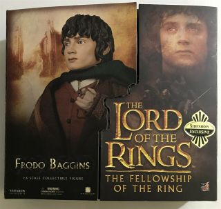 Sideshow Hot Toys Lord Of The Rings 12 " 1:6 Scale Figure Frodo Baggins Misb