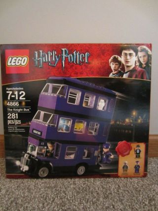 Lego Harry Potter The Knight Bus (4866) - - Retired Rare Nib