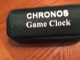 Chronos Digital Chess Clock,  Cream Color,  Full Sized,  Padded Case 4