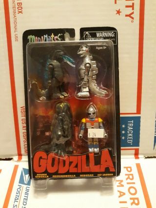 Diamond Select Toys Godzilla Classic Minimates Series 2 Box Set