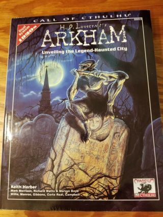 Call Of Cthulhu Arkham Chaosium Hp Lovecraft Rpg Complete All Handouts 2003