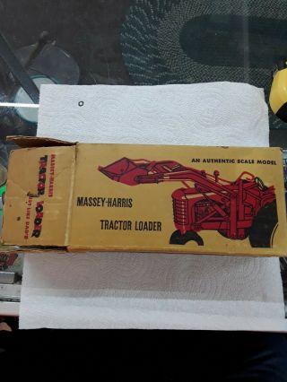 Massey - Harris Tractor Loader Just Like Dads Authentic Scale Model