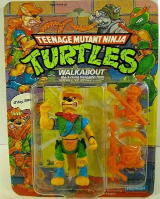 Teenage Mutant Ninja Turtles Walkabout The Kicking Kangaroo 1991 Playmates (moc)