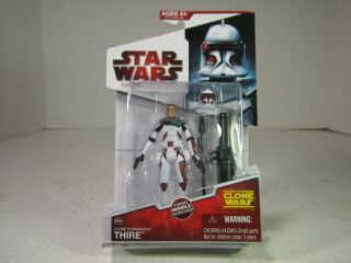 Star Wars The Clone Wars Clone Commander Thire Cw32 Action Figure Hasbro 2009