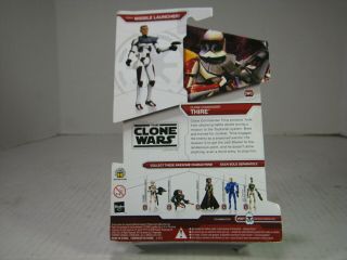 Star Wars The Clone Wars Clone Commander THIRE CW32 Action Figure Hasbro 2009 2