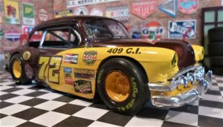 Custom Built 1:25 Scale 1953 Chevy Short Track Stock Car With 409 C.  I.  V8.