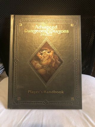 Advanced Dungeons And Dragons 2nd Edition Players Handbook Premium Reprint