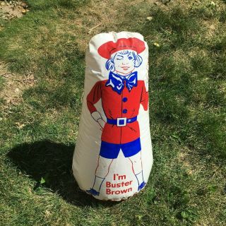 Rare Buster Brown And Tige Punching Bag,  I 