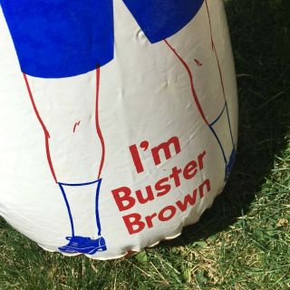 RARE Buster Brown and Tige punching bag,  I ' m Buster Brown and Tige punch me bag 4