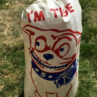 RARE Buster Brown and Tige punching bag,  I ' m Buster Brown and Tige punch me bag 7