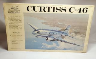 Williams Bros Curtiss C - 46 Twin Engine Transport 1:72 Scale Plastic Model 72 - 346