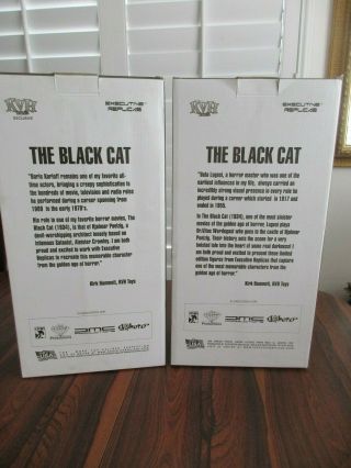 KVH TOYS SET - BORIS KARLOFF AND BELA LUGOSI - THE BLACK CAT 12 