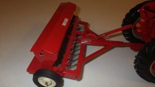 Vintage Tru - Scale Toy Farm Implement Equipment Disc Grain Drill/seeder Red