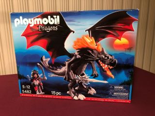 Playmobil 5482 Giant Battle Dragon With Led Fire Knights Castle