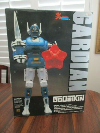 Vintage Godaikin - Gardian - Bandai - 1982 - Complete W/ Box