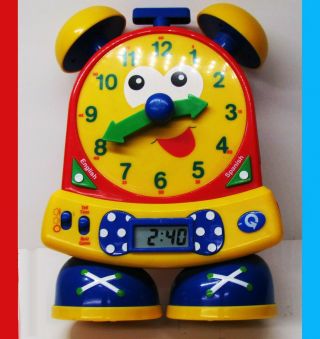 Learning Journey Telly Teaching Analog/ Digital Time Clock Spanish & English Toy