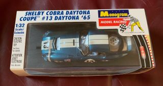 Monogram Model Racing 1/32 Slot Car Shelby Cobra Daytona Coupe 