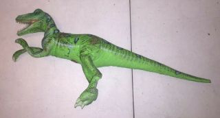 Disney Parks - Animal Kingdom Dinoland Usa - Large Green Raptor Stuffed Plush