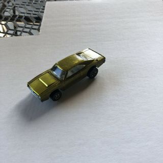 Rare 1969 Dodge Charger Lime Mattel Hot Wheels Redline