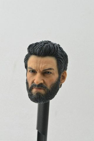 1/6 Wolverine Head Sculpt No Neck Old Hugh Jackman For Logan X - men Hot Toys 4