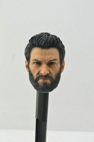 1/6 Wolverine Head Sculpt No Neck Old Hugh Jackman For Logan X - men Hot Toys 5